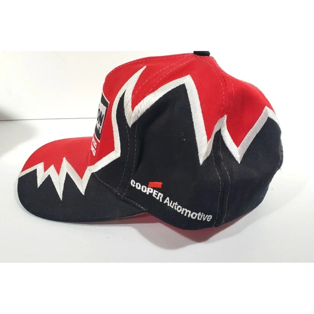 Champion Spark Plug Motorsports Racing Hat /‎ Cap Red White & Black Embroidery